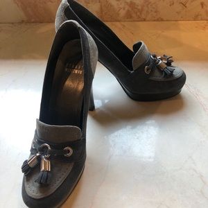 Stuart Weitzman Chunky Heels With Tassels